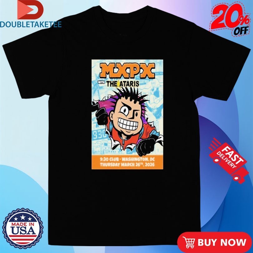 MxPx March 26 2026 Club Washington, DC Shirts