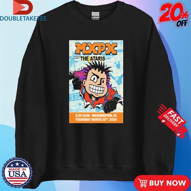 MxPx March 26 2026 Club Washington, DC Shirts
