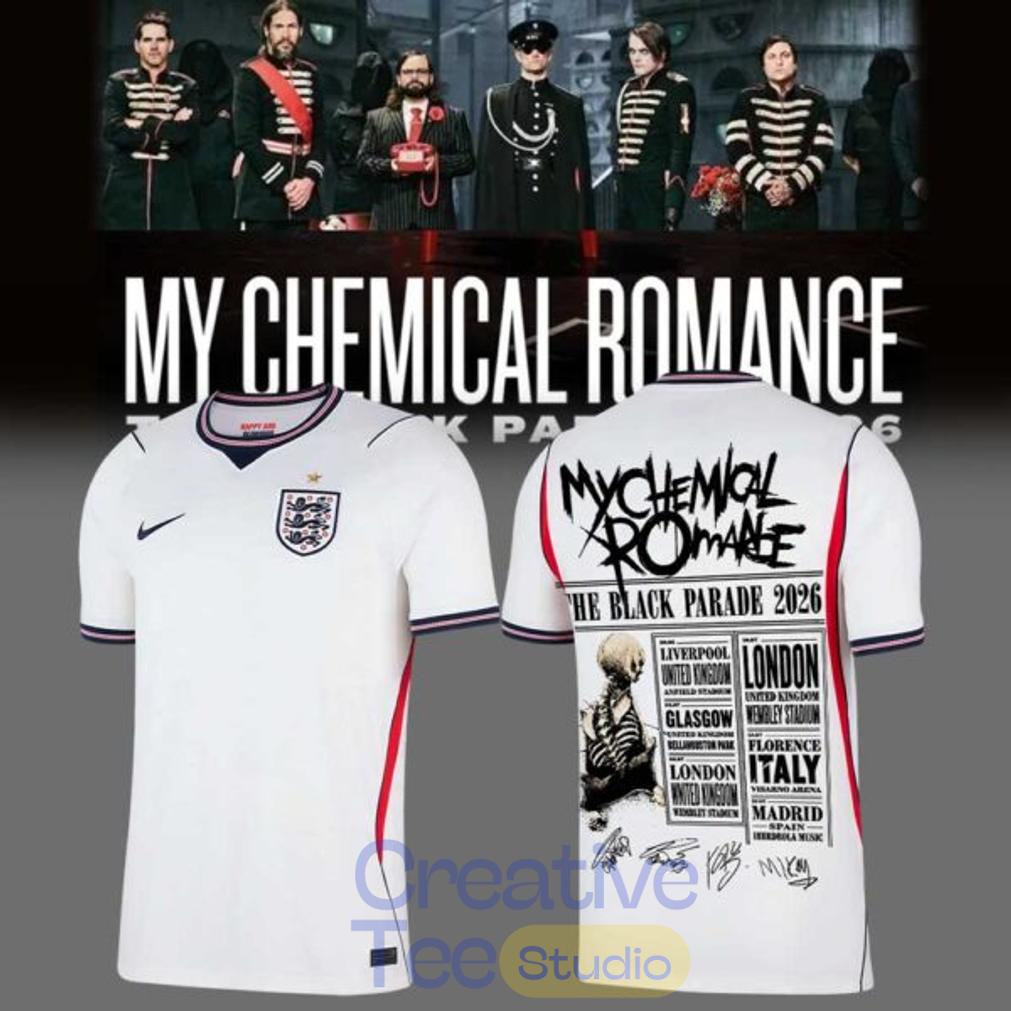 My Chemical Romance – The Black Parade 2026 x England Soccer Jersey