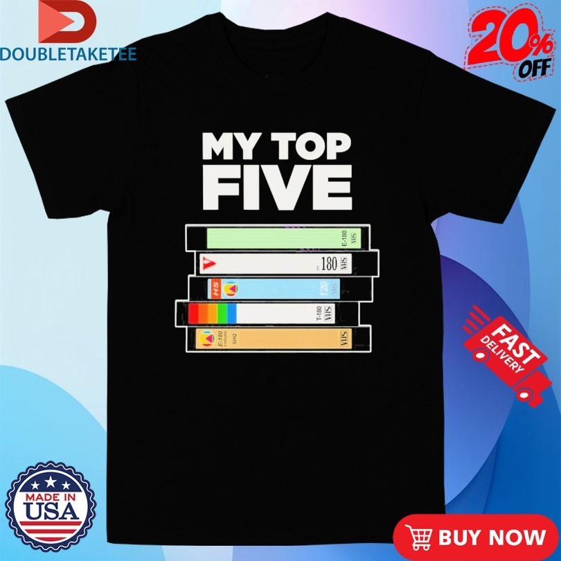 My Top Five Books Shirts