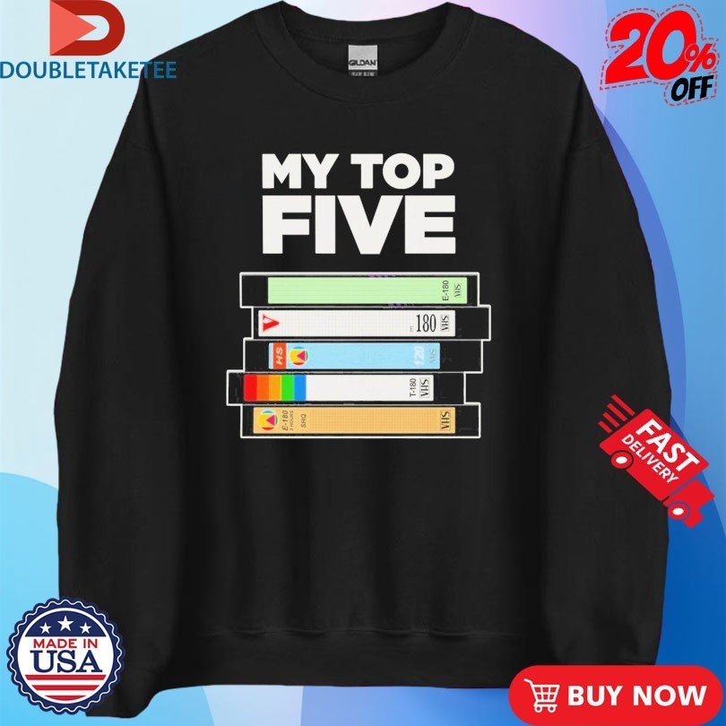 My Top Five Books Shirts