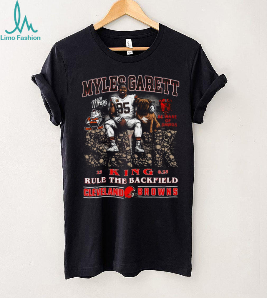 Myles Garrett Cleveland Browns Sack King Rule The Backfield T Shirt
