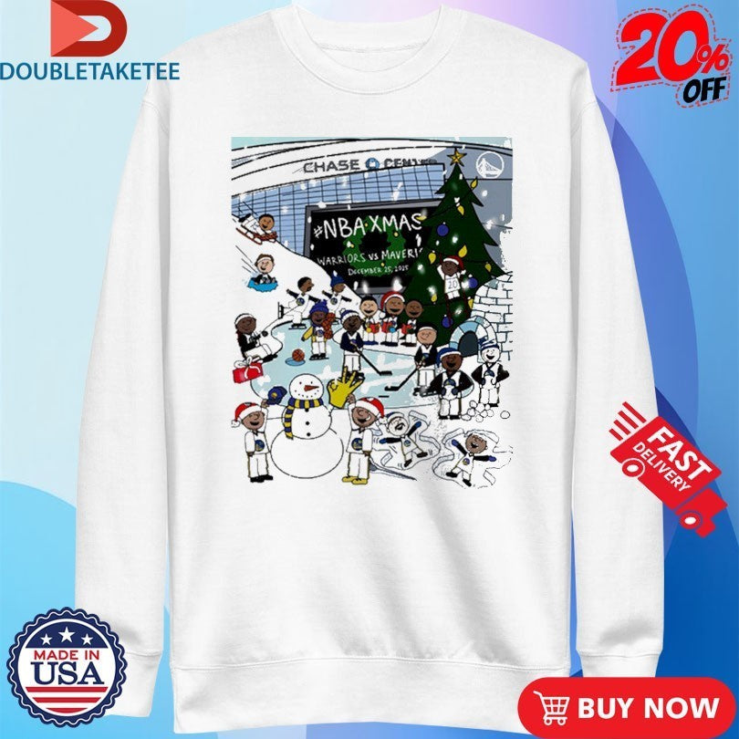 NBA Xmas Golden State Warriors vs Dallas Mavericks On December 25 2025 Chase Center Shirts