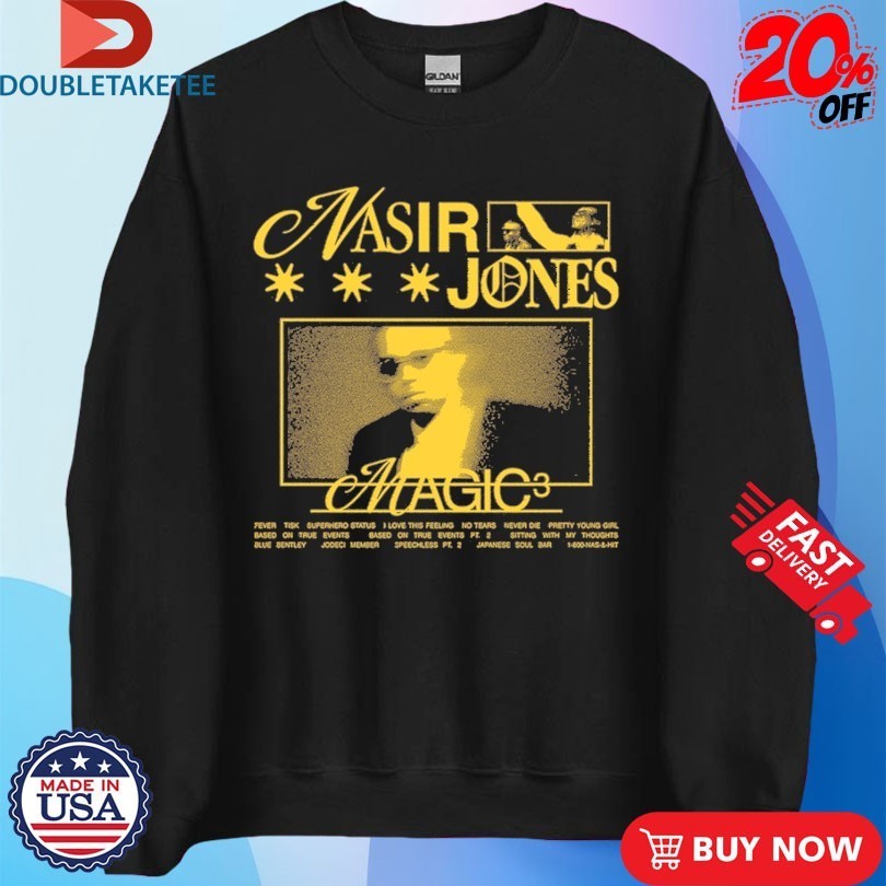 Nas Jones Magic 3 Album Tracklist Shirts