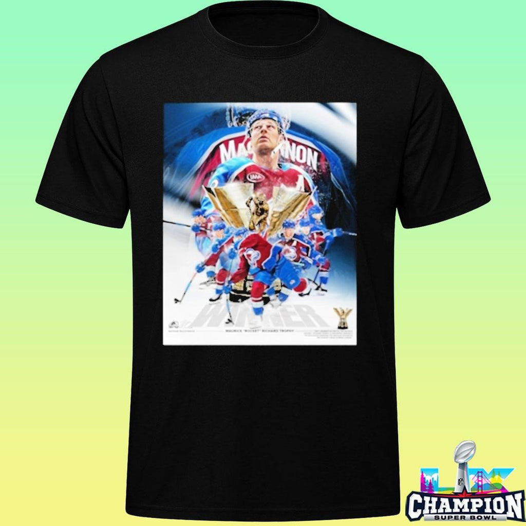 Nathan Mackinnon 2026 Rocket Richard Trophy Winner Shirt