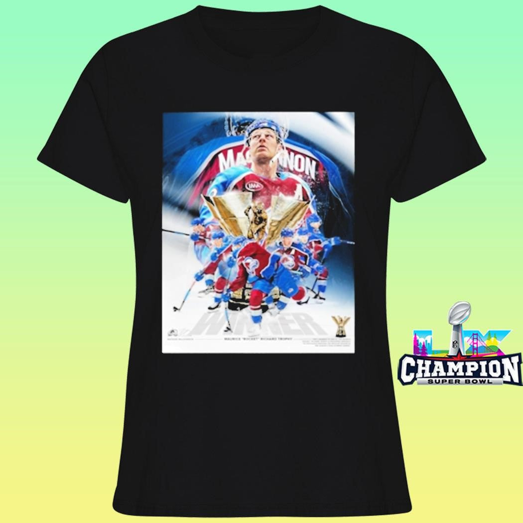 Nathan Mackinnon 2026 Rocket Richard Trophy Winner Shirt