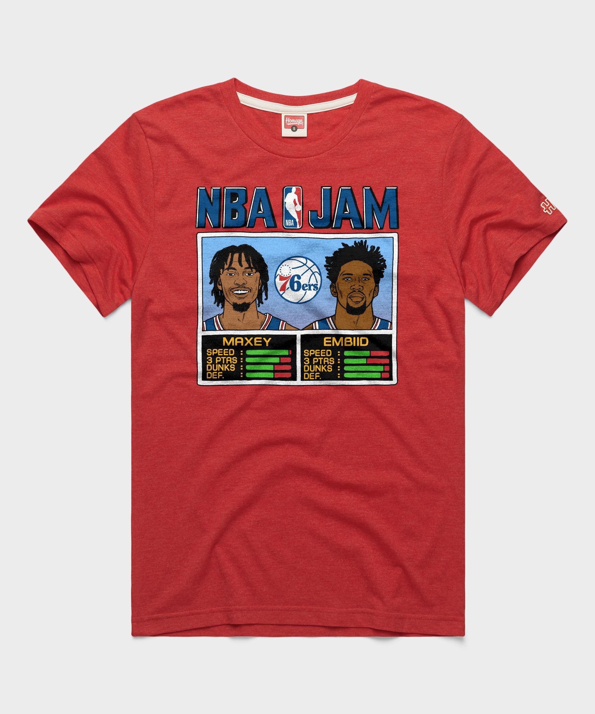 NBA Jam 76ers Maxey And Embiid