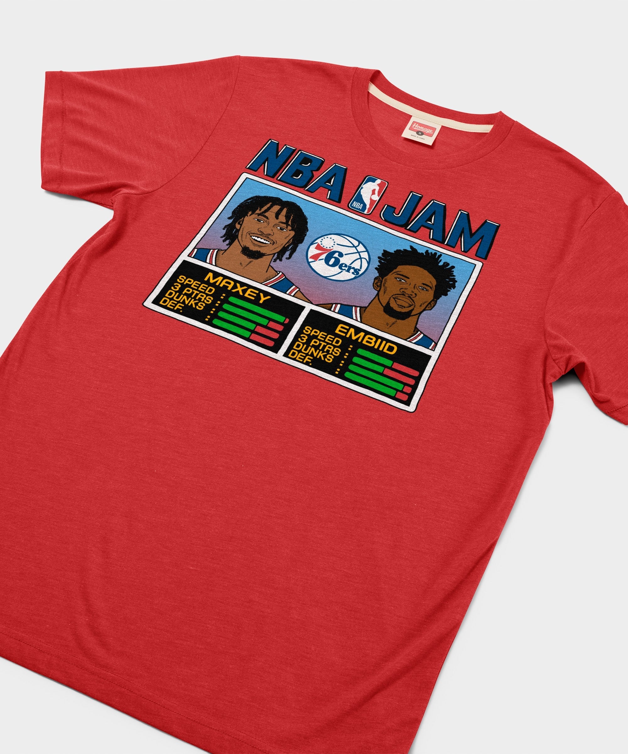 NBA Jam 76ers Maxey And Embiid