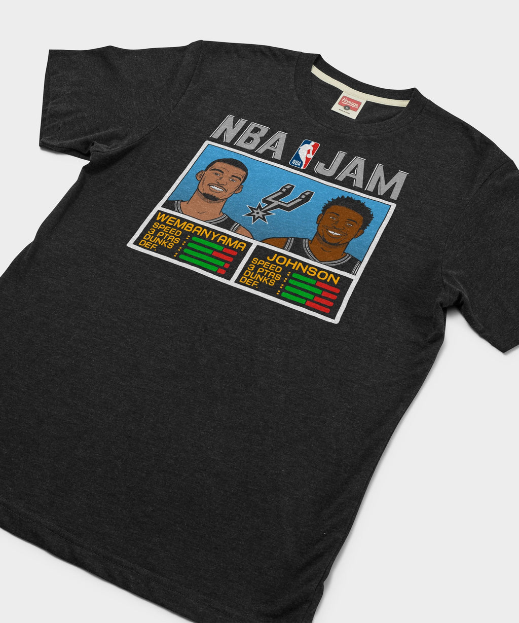 NBA Jam Spurs Wembanyama and Johnson