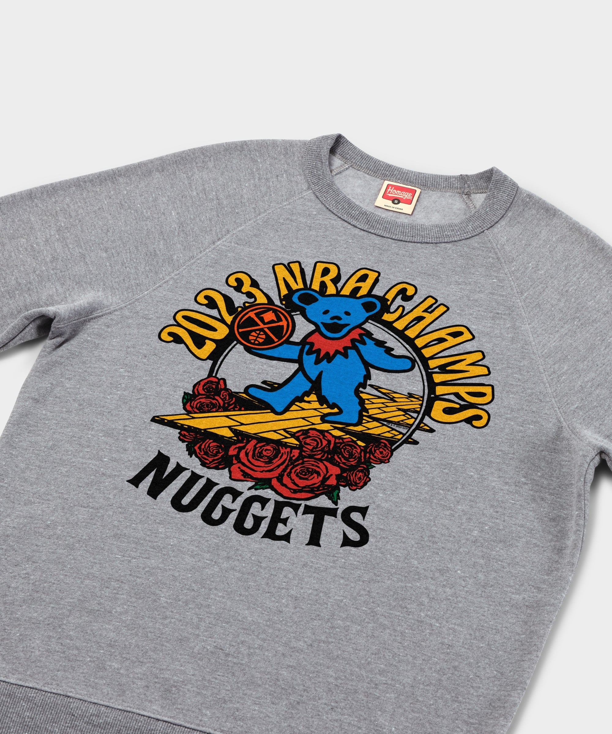 NBA x Grateful Dead 2023 Champs Nuggets Crewneck