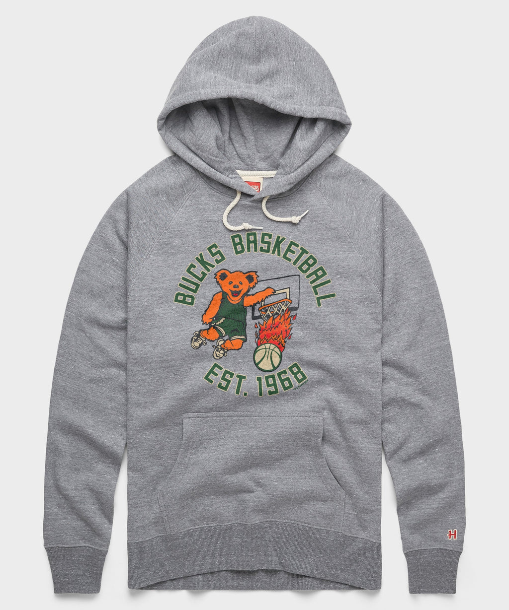 NBA x Grateful Dead x Bucks Hoodie