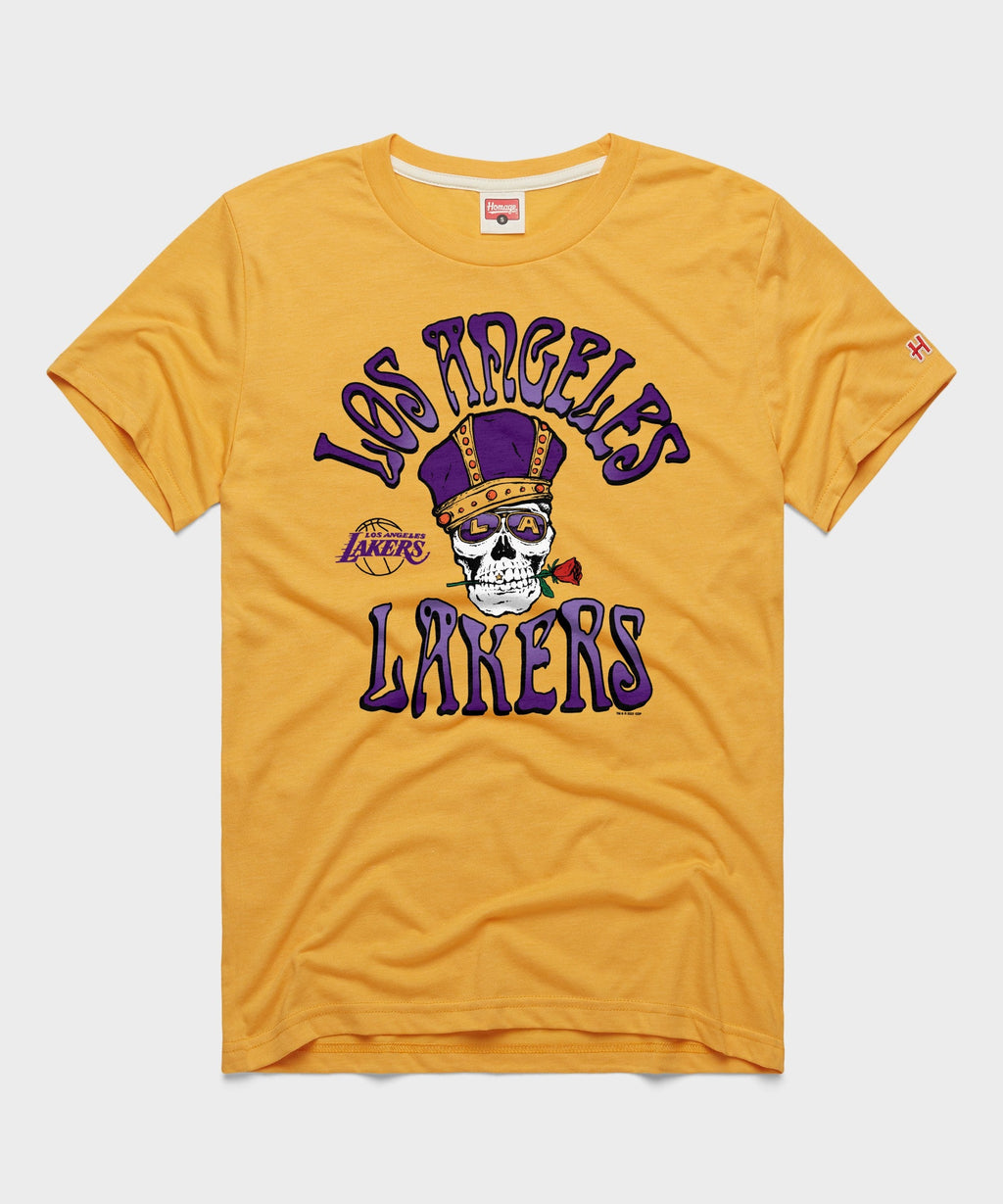 NBA x Grateful Dead x Lakers Skull And Rose