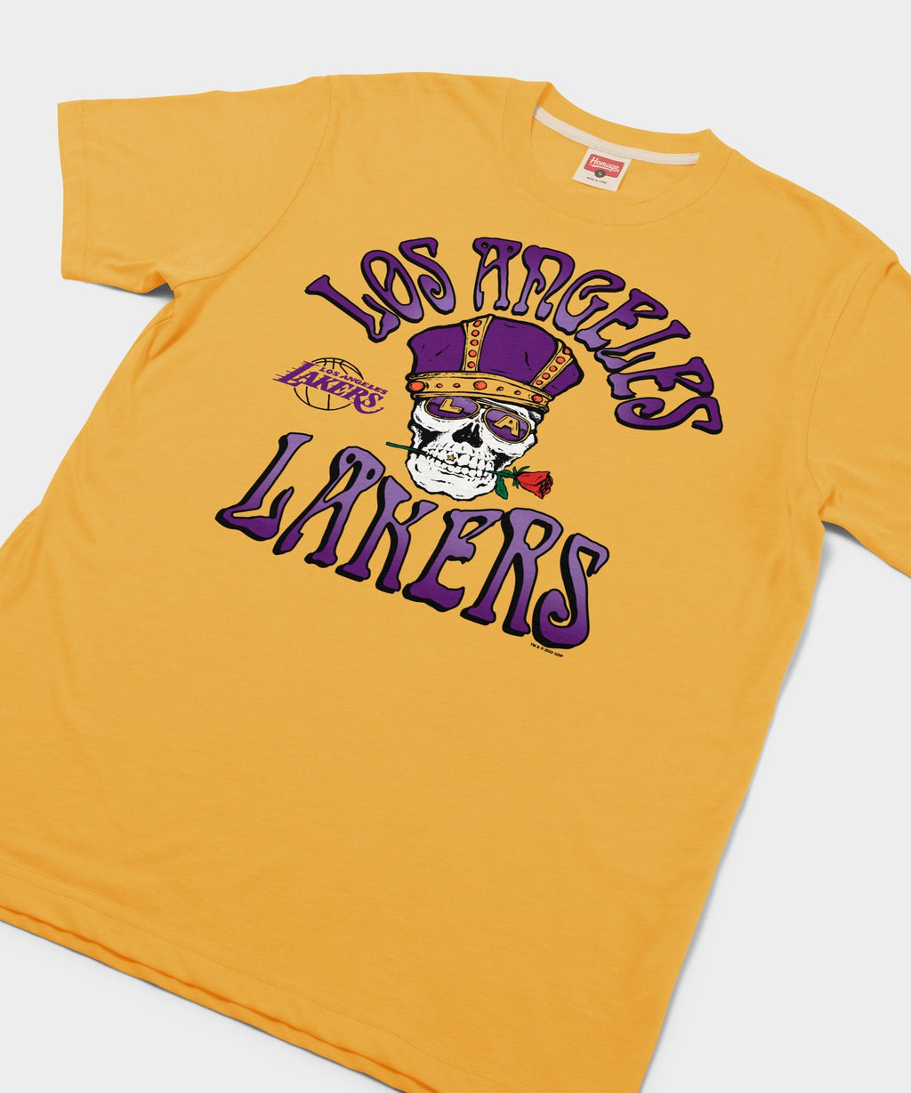 NBA x Grateful Dead x Lakers Skull And Rose
