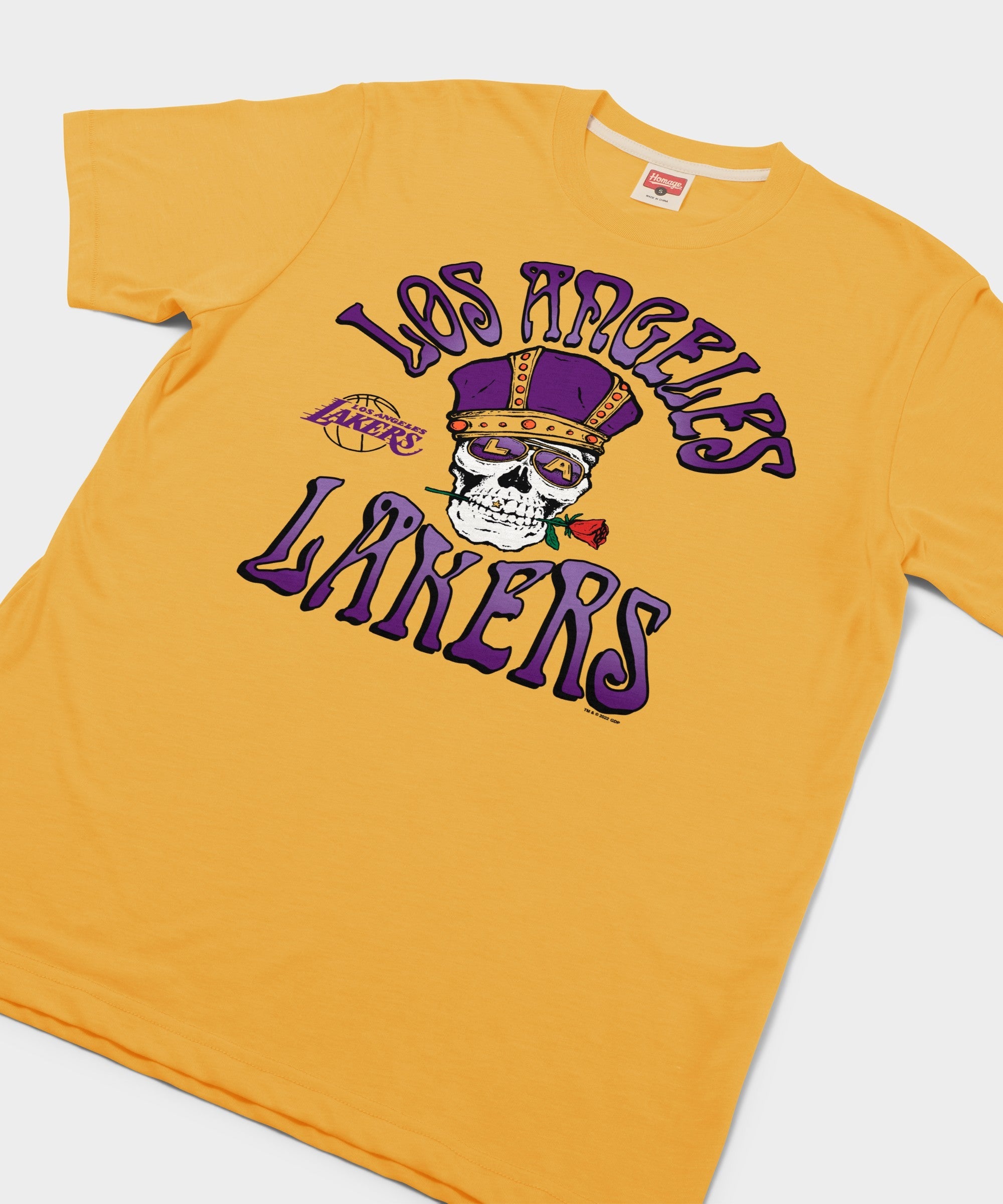 NBA x Grateful Dead x Lakers Skull And Rose