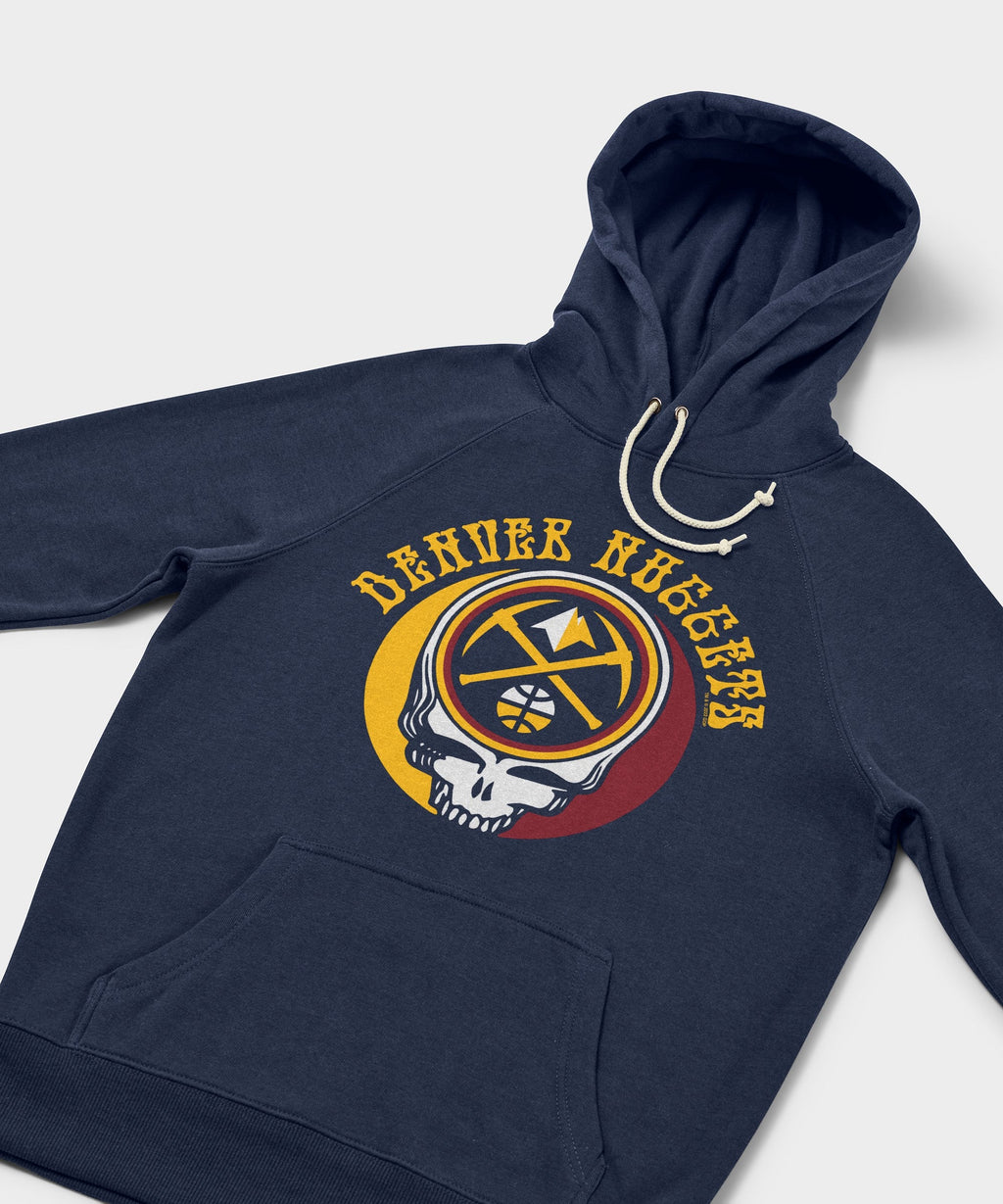 NBA x Grateful Dead x Nuggets Skull Hoodie