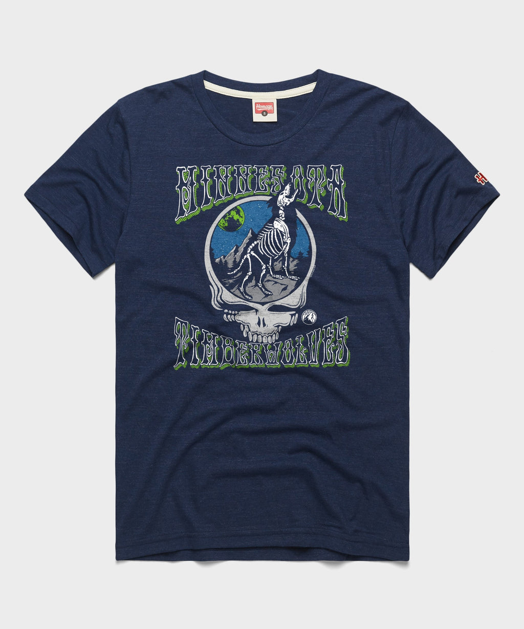 NBA x Grateful Dead x Timberwolves Skull