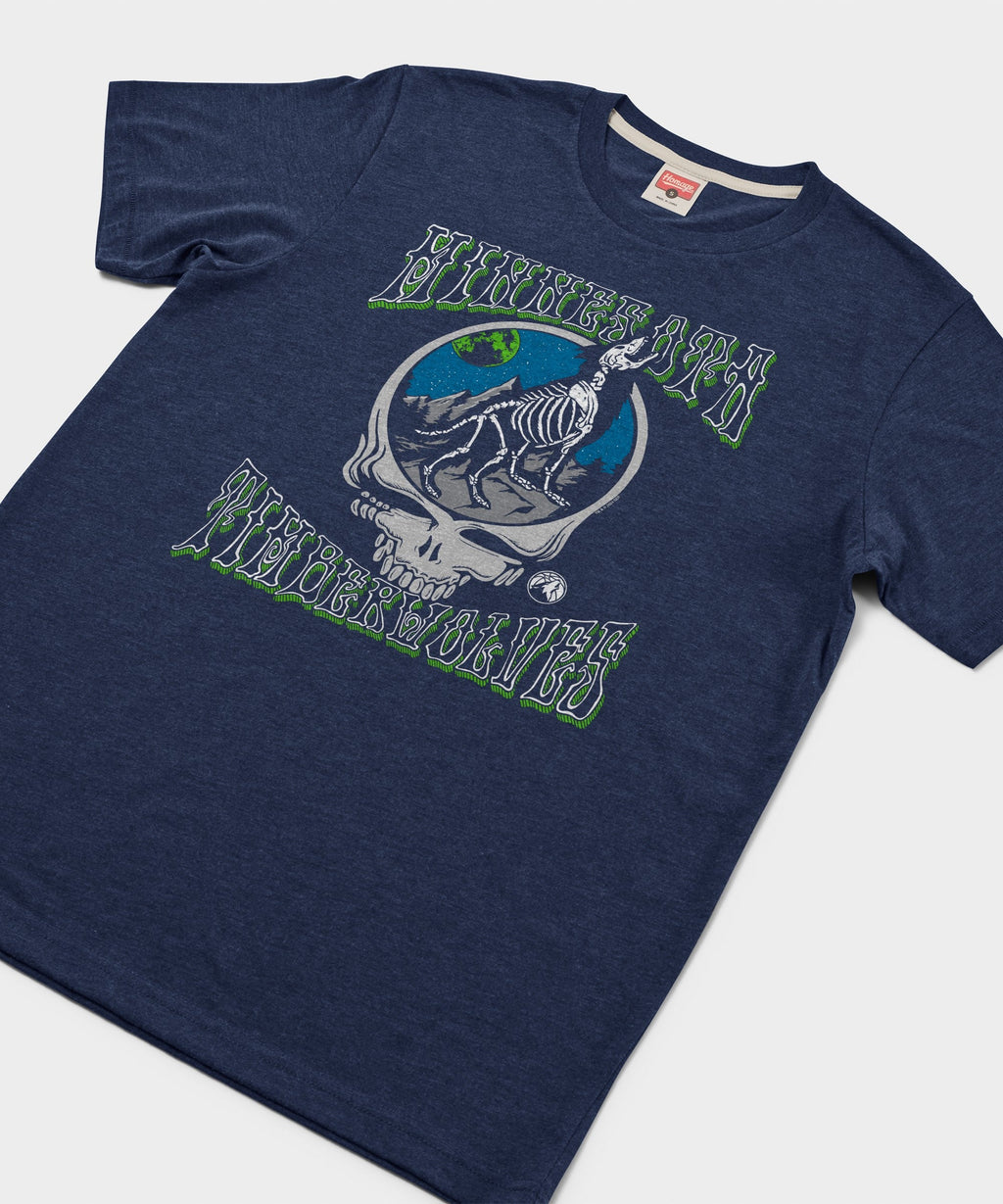 NBA x Grateful Dead x Timberwolves Skull