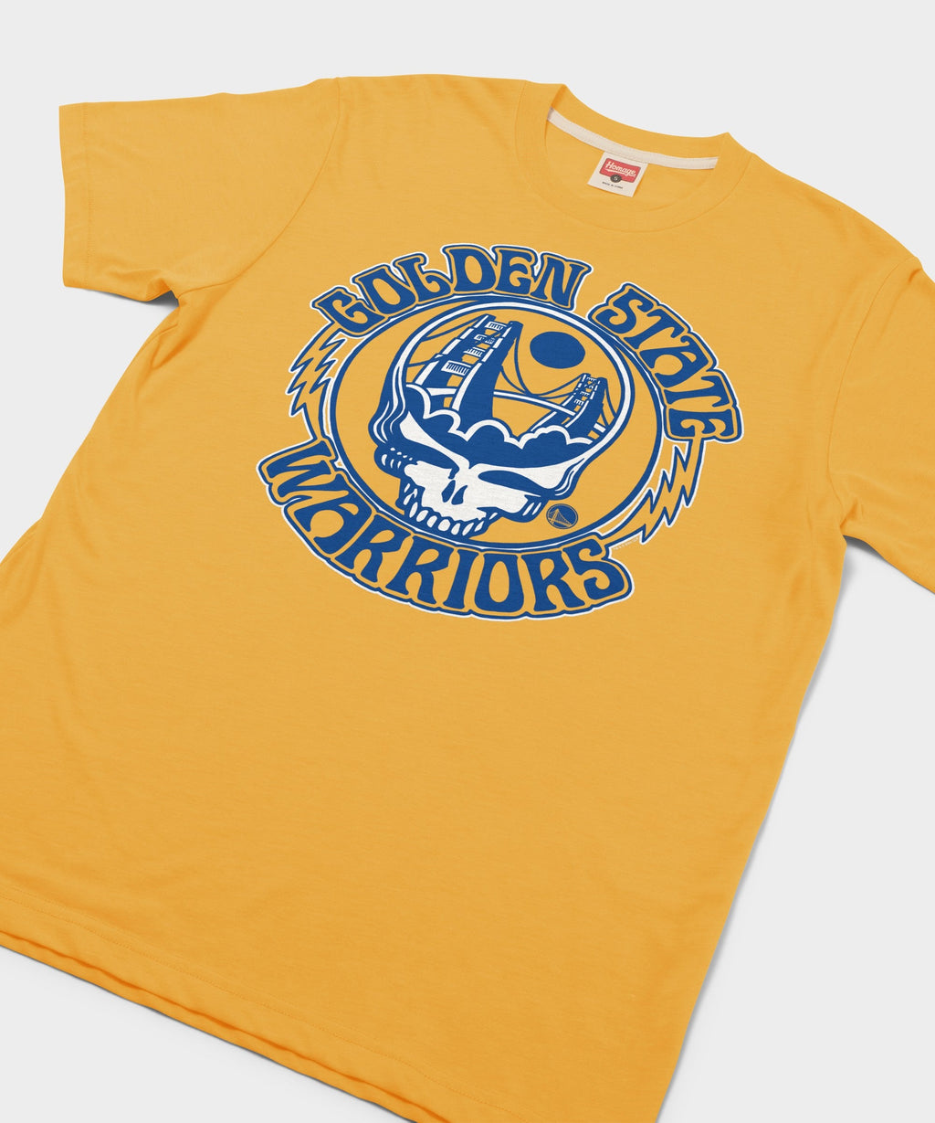 NBA x Grateful Dead x Warriors Skull