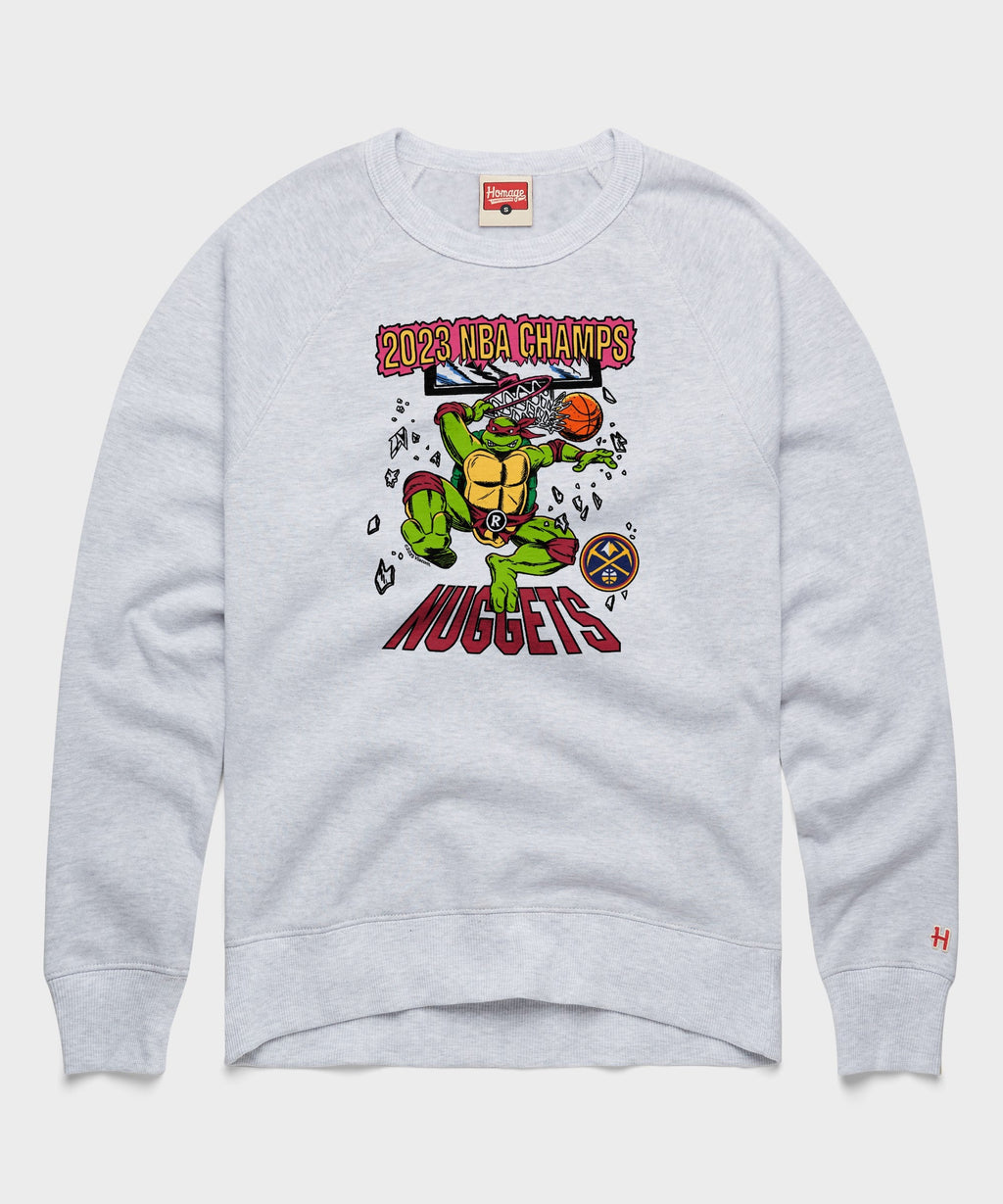 NBA x TMNT 2023 Champs Denver Nuggets Crewneck