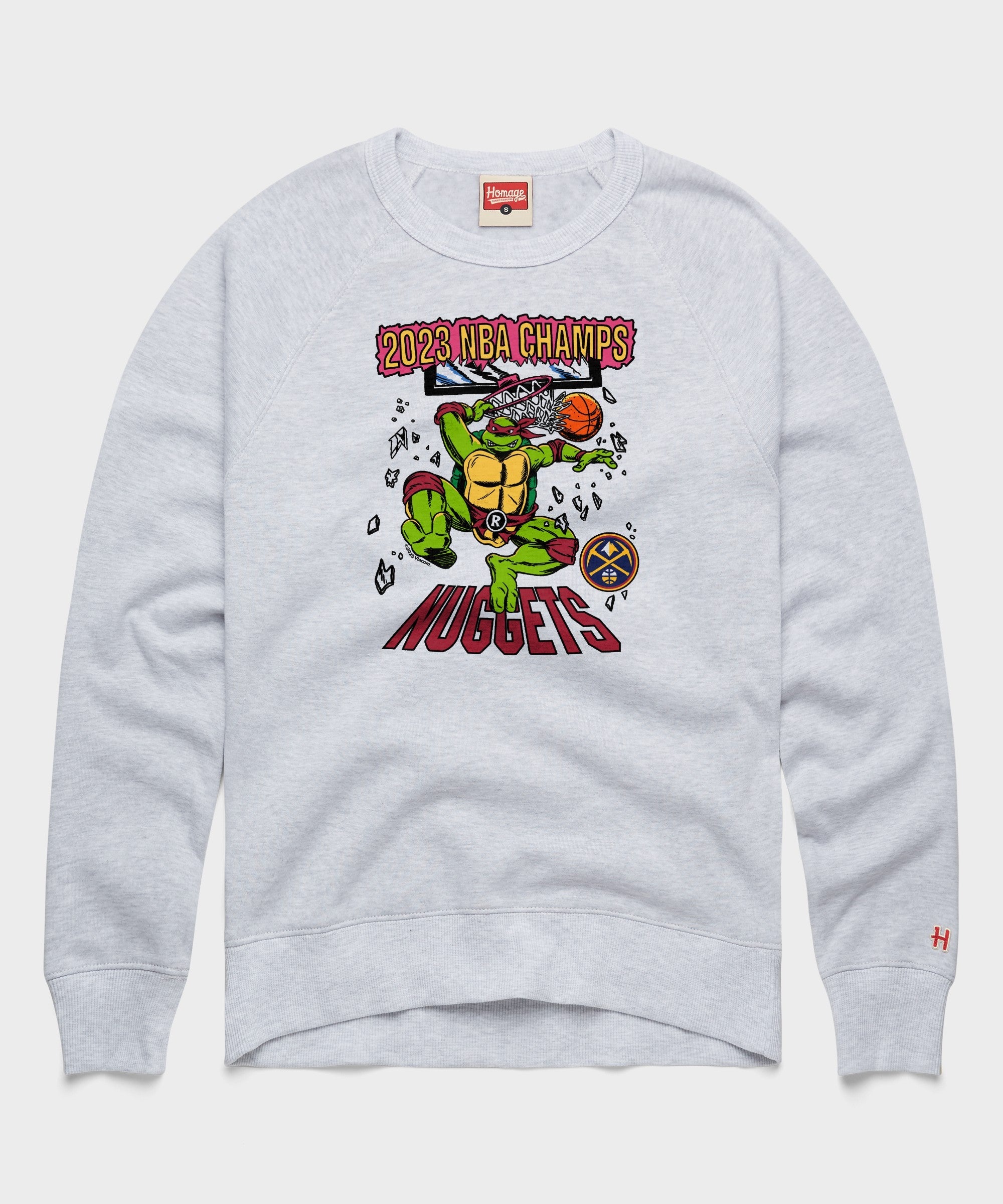 NBA x TMNT 2023 Champs Denver Nuggets Crewneck