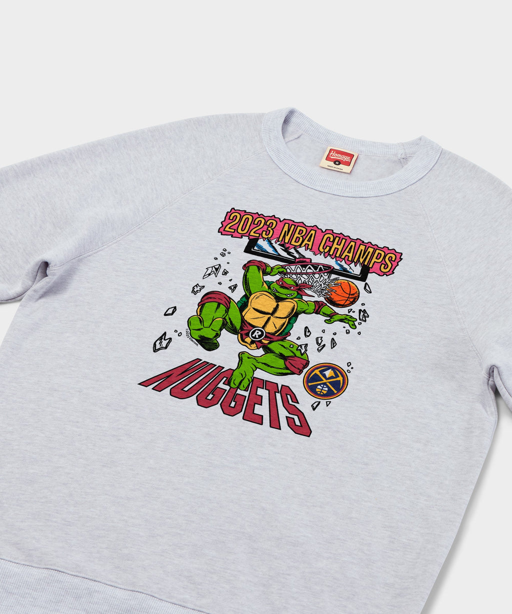 NBA x TMNT 2023 Champs Denver Nuggets Crewneck