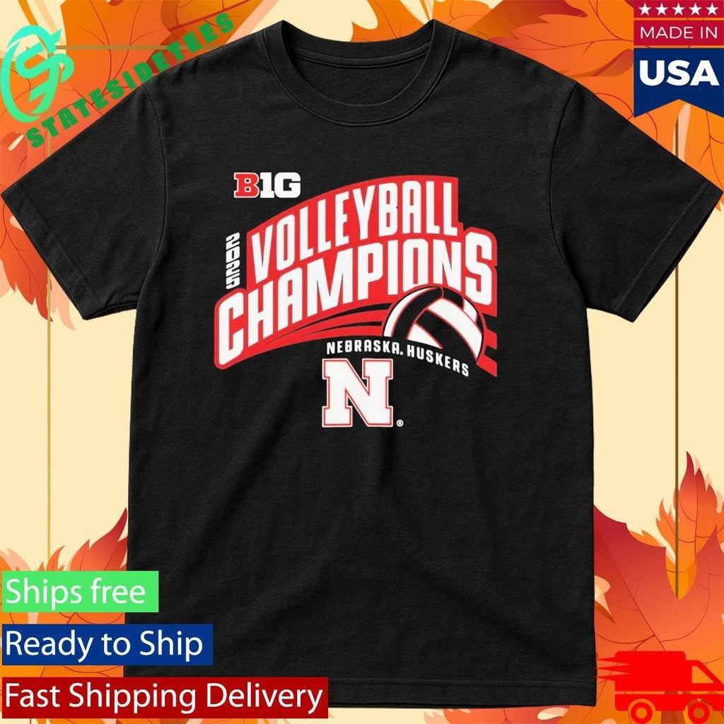 Nebraska Huskers Volleyball Champions 2025 Shirt