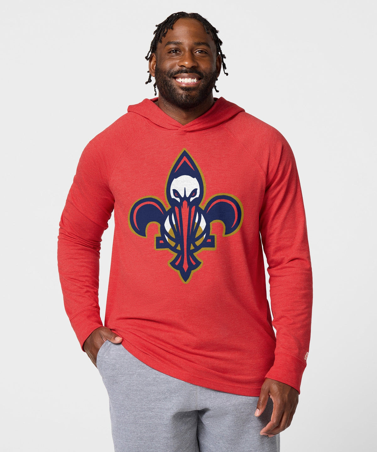 New Orleans Pelicans Logo Lightweight Hoodie