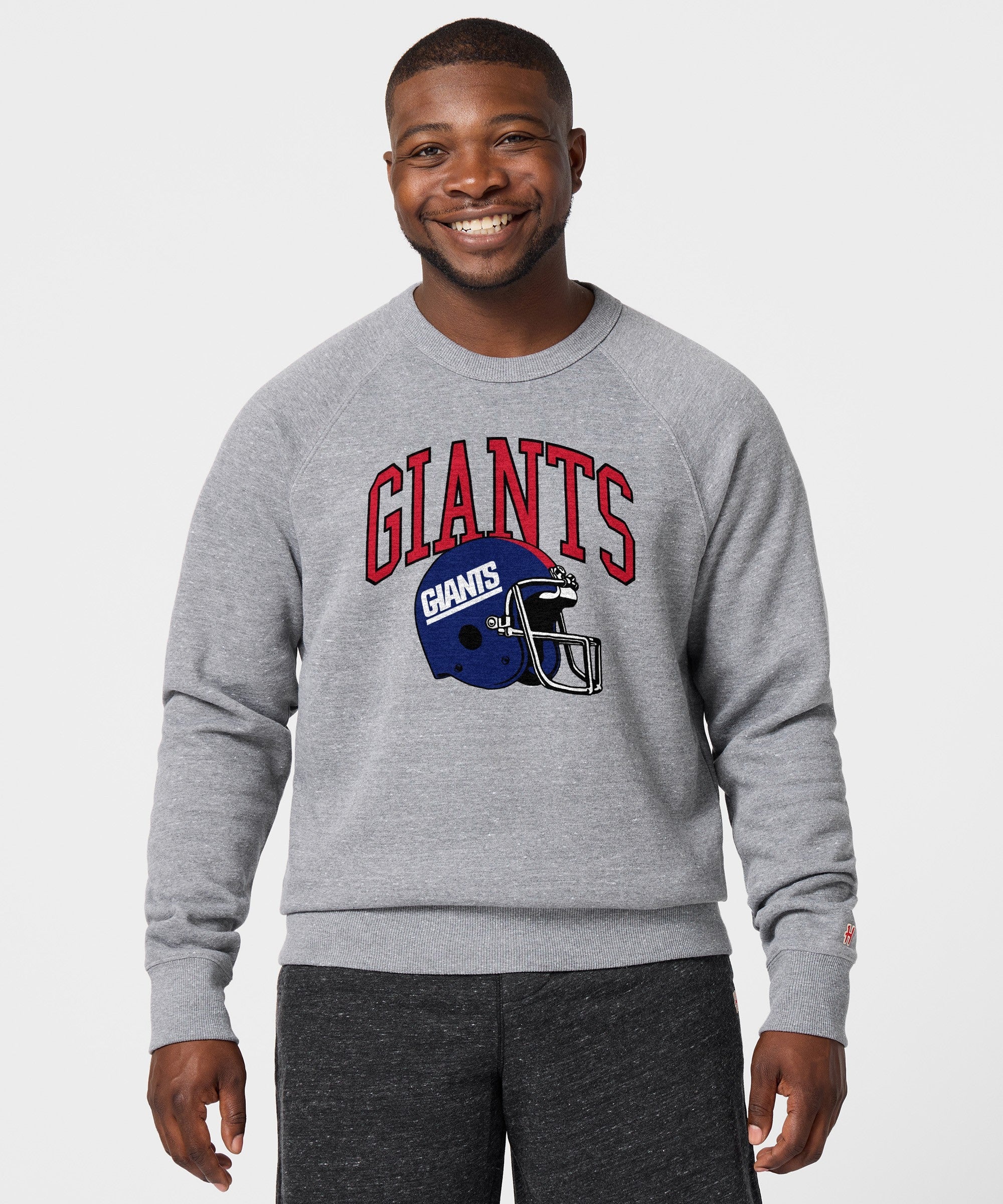 New York Giants Helmet Retro Crewneck