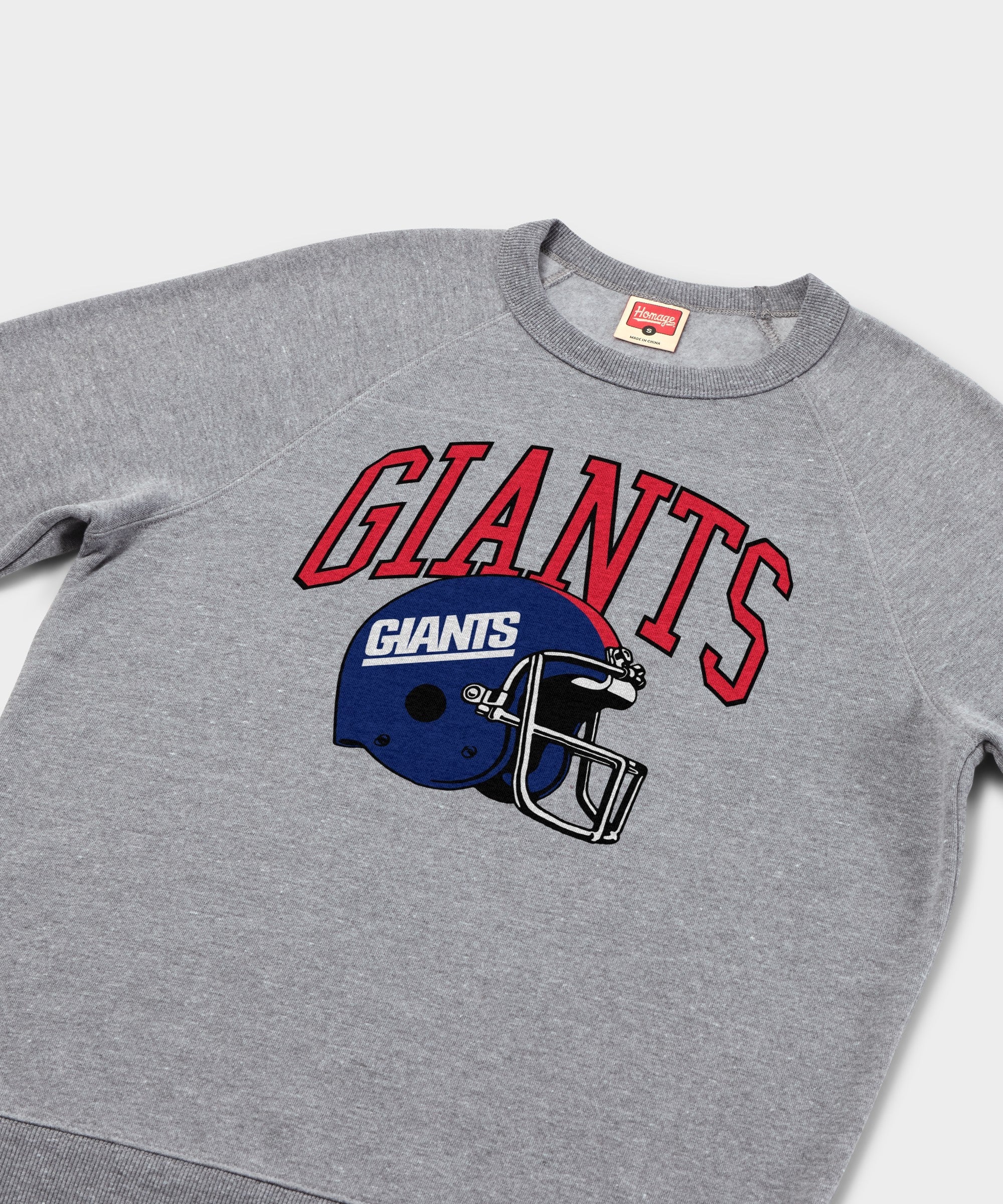 New York Giants Helmet Retro Crewneck