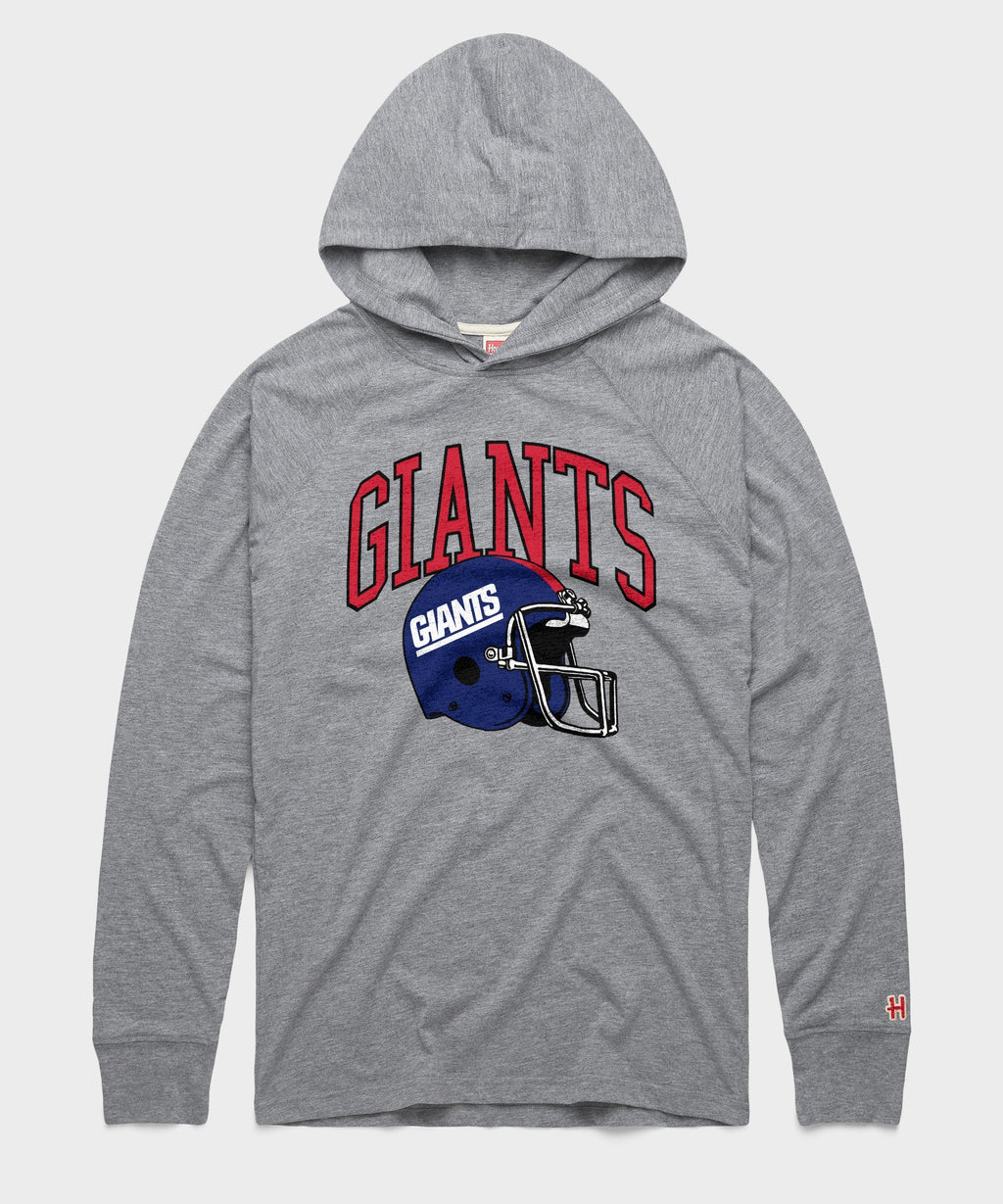 New York Giants Helmet Retro Lightweight Hoodie