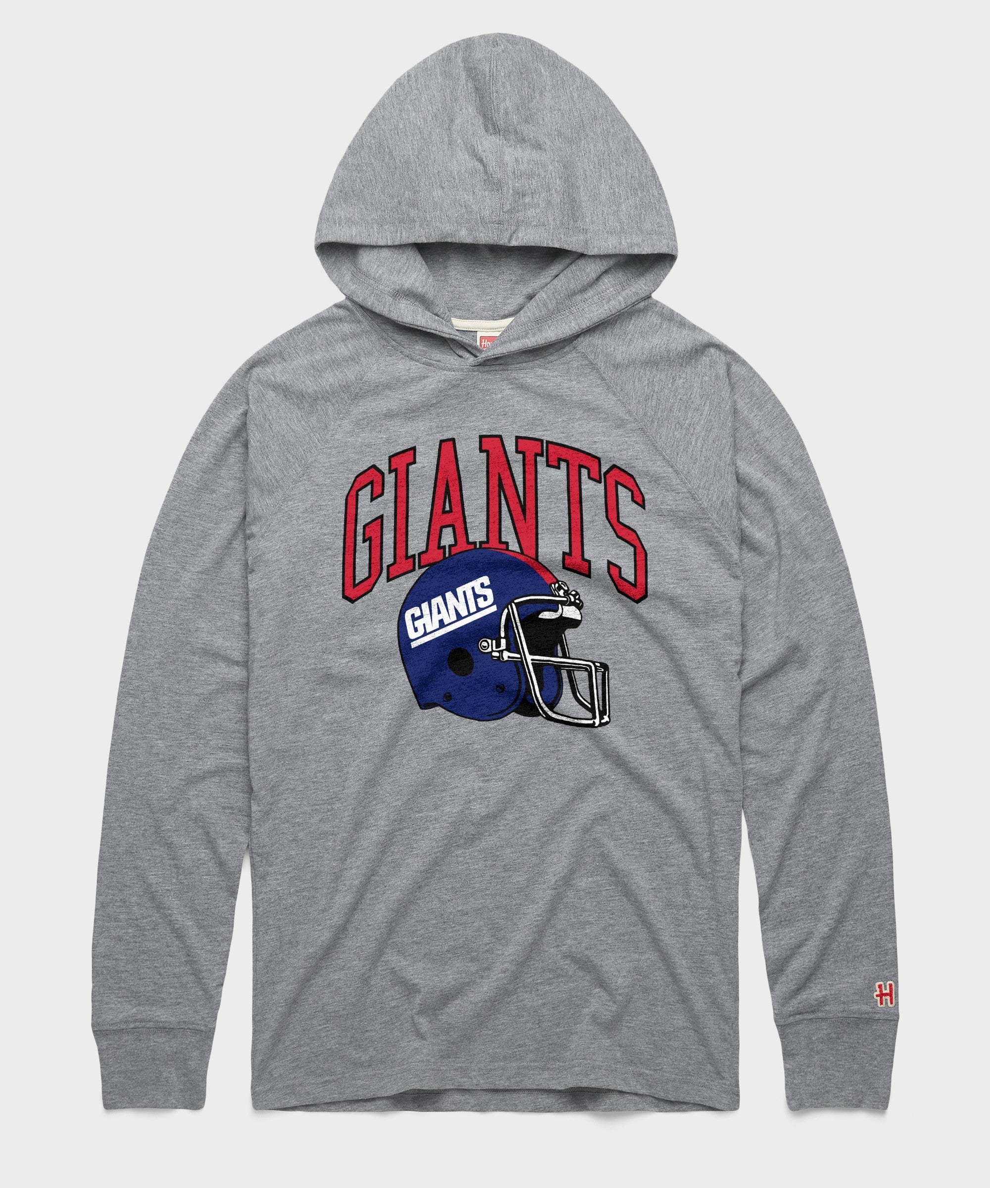 New York Giants Helmet Retro Lightweight Hoodie