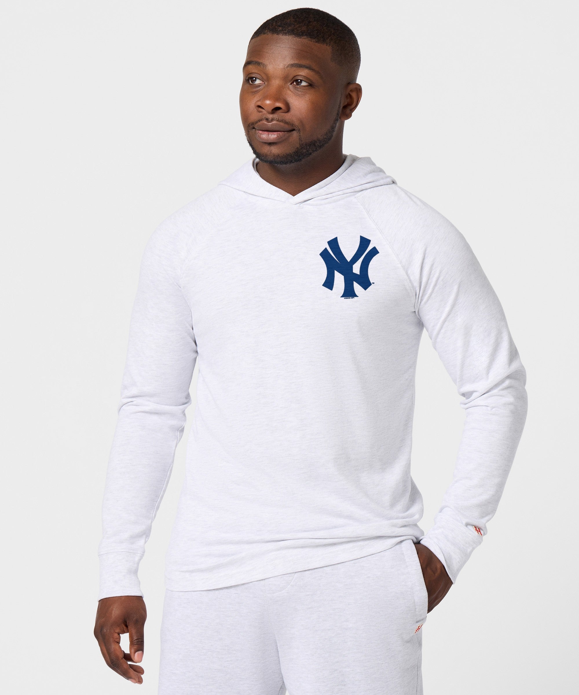 New York Yankees Jersey Logo '47 Lightweight Hoodie