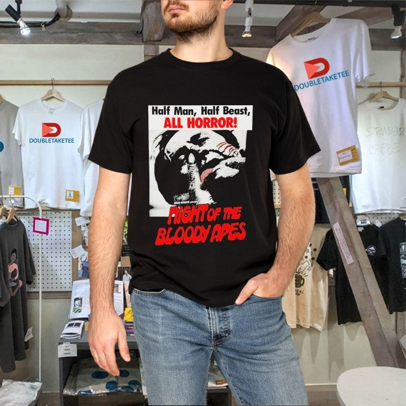 Night Of The Bloody Apes Half Man Half Beast All Horror Shirts