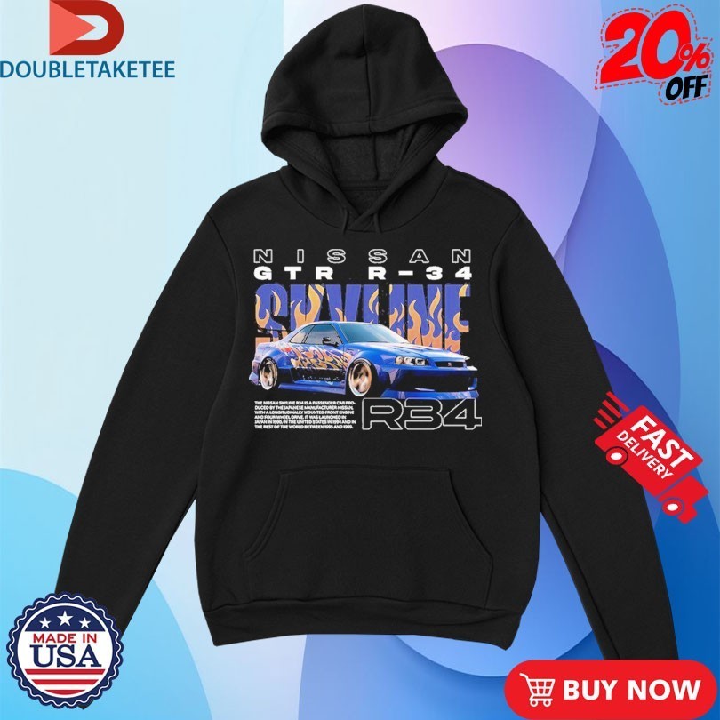 Nissan Skyline R34 Car Shirts