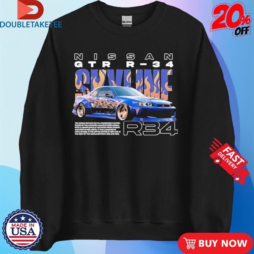 Nissan Skyline R34 Car Shirts