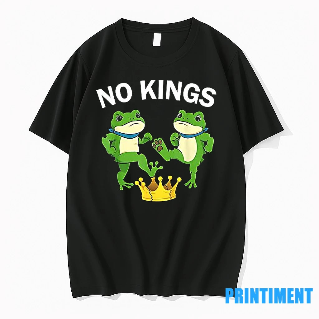 No Kings Two Green Frogs Tshirts Sweater