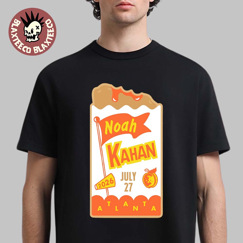 Noah Kahan Atlanta Georgia 2026 Exclusive Event Merch Tee At Truist Park On July 27 2026 T-Shirt