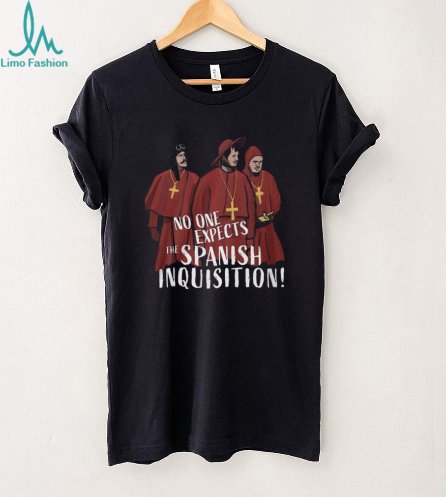 Nobody Expects The Spanish Inquisition T Shirt Classic Monty Python Art
