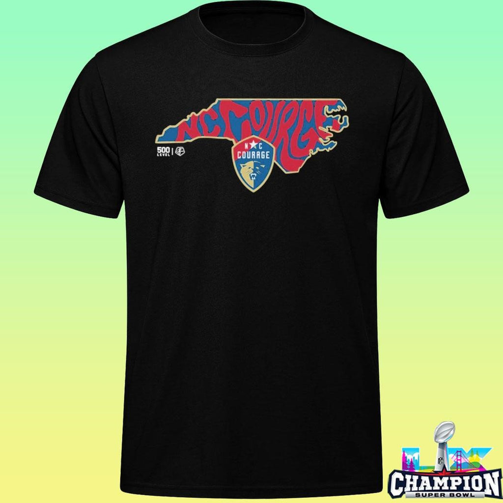 North Carolina Courage Groovy State Shirt