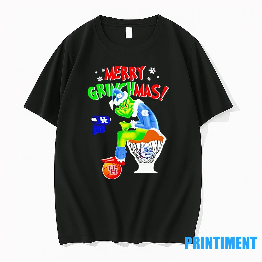 North Carolina Tar Heels The Grinch Georgia Bulldogs Toilet Kentucky Wildcats Toilet Paper Merry Grinchmas