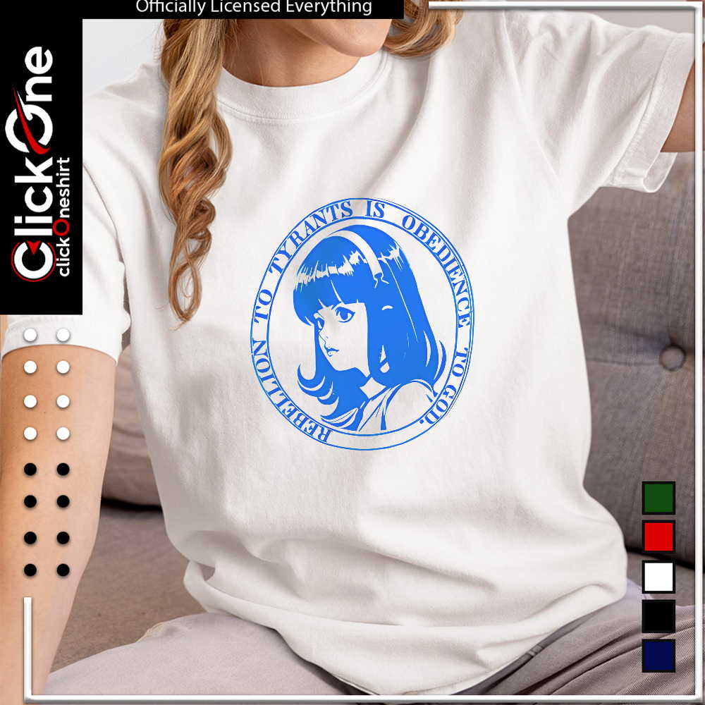 Nous Research rebellion to tyrants is obedience to god shirt
