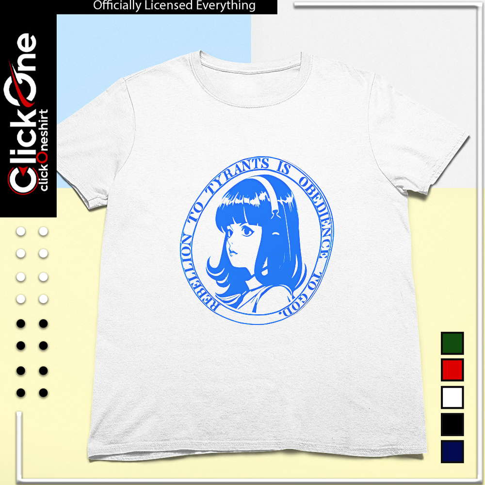 Nous Research rebellion to tyrants is obedience to god shirt