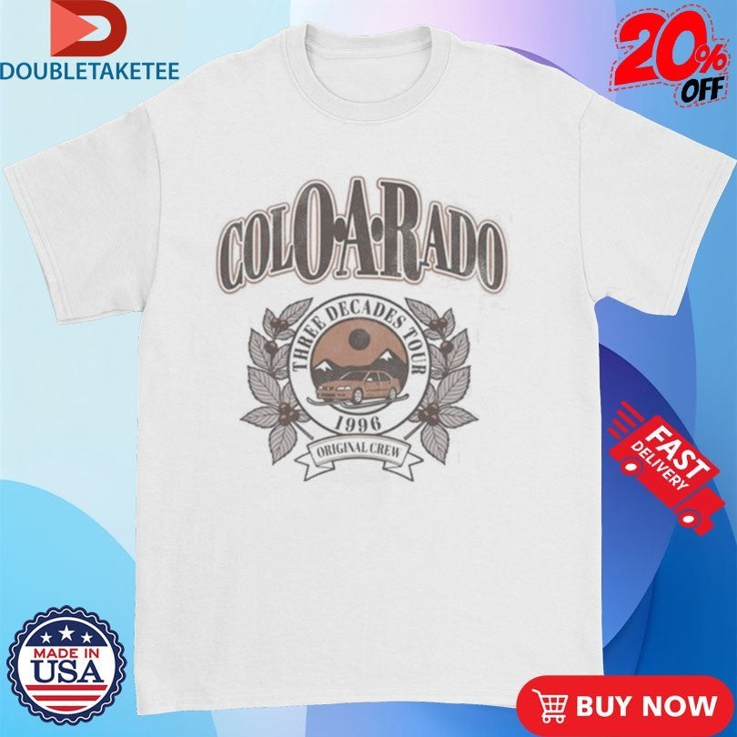 OAR Of A Revolution Colorado Three Decades Tour 1996 Shirts
