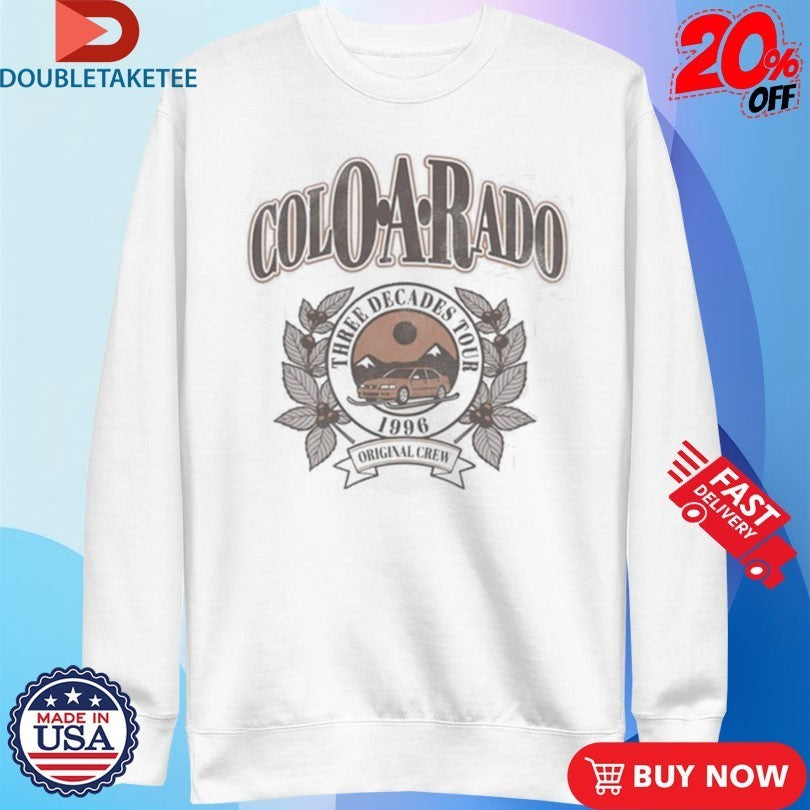 OAR Of A Revolution Colorado Three Decades Tour 1996 Shirts