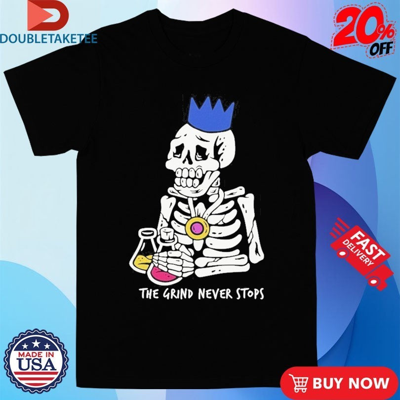 OSRS The Grind Never Stops Skeleton Shirts