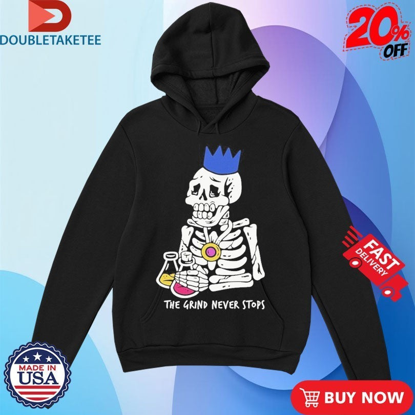 OSRS The Grind Never Stops Skeleton Shirts