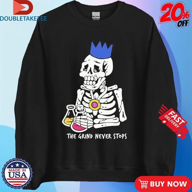 OSRS The Grind Never Stops Skeleton Shirts