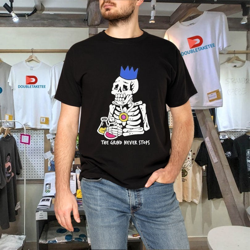 OSRS The Grind Never Stops Skeleton Shirts