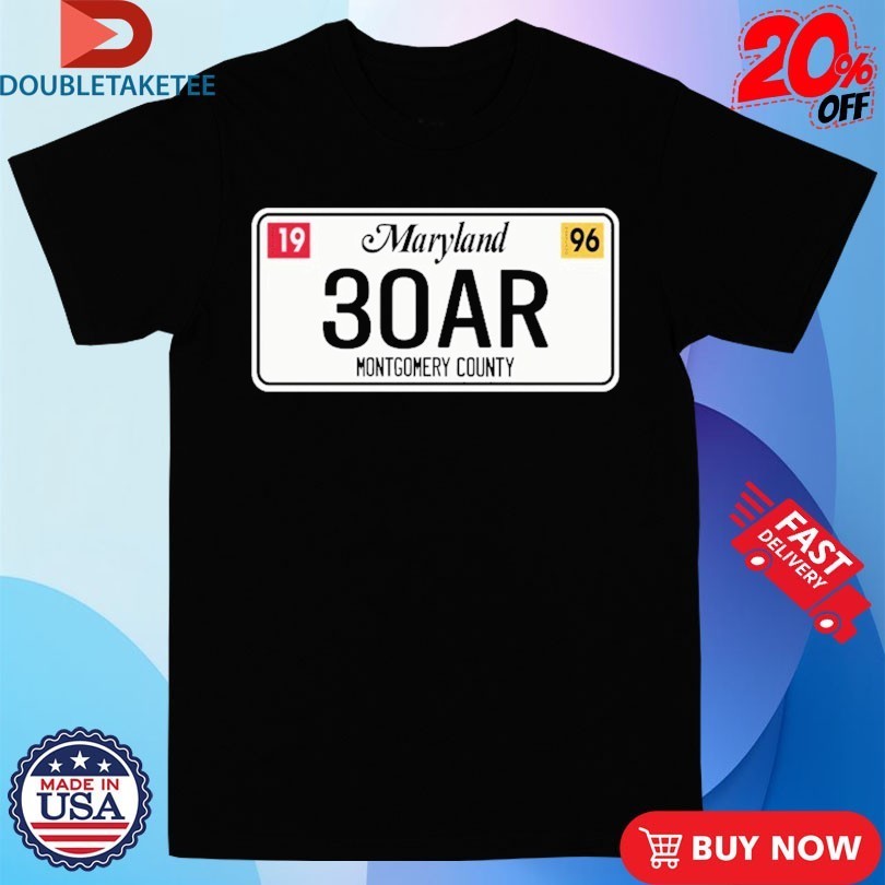 Oar Maryland Montgomery County 3OAR 1996 Shirts
