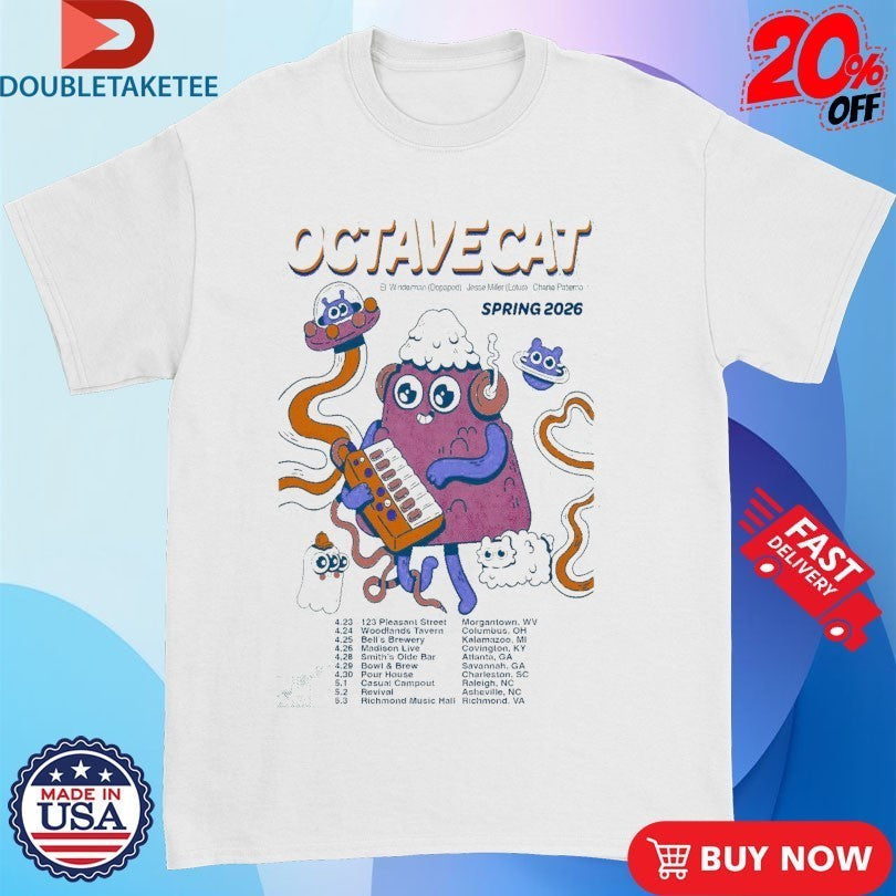 Octave Cat Tour Spring 2026 Shirts